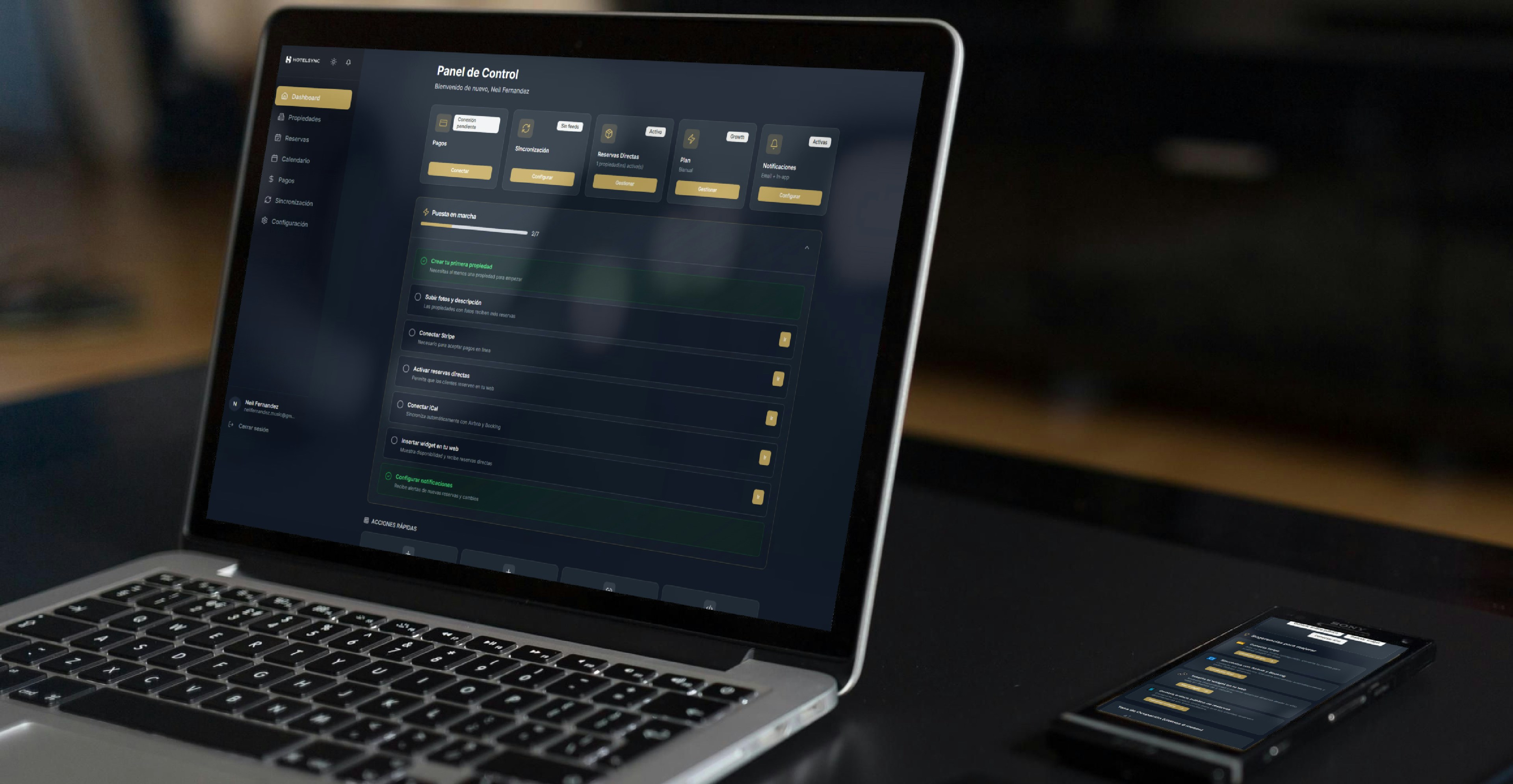 Interface de tableau de bord pour vérifier les conditions de bonus